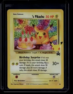 Pokemon TCG Birthday Pikachu 24/53 Celebrations Classic Collection NM - Image 1