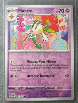 Carte POKEMON FR - EV06 Mascarade Crepusculaire 087/167 Floette Reverse Neuf - Image 1