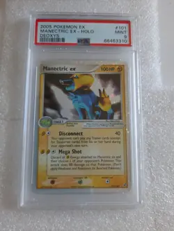 2005 Pokemon EX Deoxys Manectric ex holo 101/107 PSA 9 Mint - Image 3