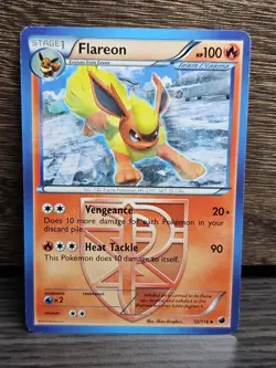 FLAREON 12/116 PLASMA FREEZE NON HOLO POKEMON TCG LP - Image 1