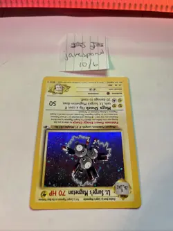 Pokemon TCG Lt. Surge's Magneton Gym Heroes 8/132 Holo Unlimited Rare - Image 5