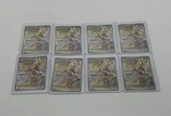 Lot of (8) 2025 Pokemon Korean SV9 Battle Partners Lillie's Ribombee AR 105/100 - Image 1
