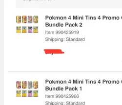 (PACK 1 & 2) ✅ Pokemon 151 Mini Tins + Promo Cards Sam’s Club (8 TINS TOTAL) - Image 1