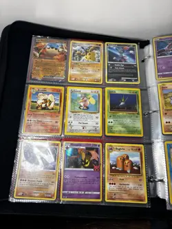 Pokemon Mystery Card Lot with Holos and Rare Cards With Leather Case Included!!! - Image 3