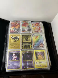 Pokemon Mystery Card Lot with Holos and Rare Cards With Leather Case Included!!! - Image 4