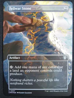 Fellwar Stone Borderless Foil - CMM - Mtg Card #5P1 - Image 1