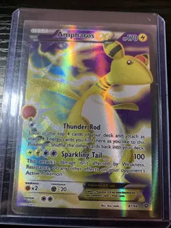 Ampharos EX 87/98 Holo Card XY-Ancient Origins, Near Mint Condition - Image 1