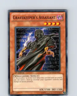 Yu-Gi-Oh TCG Gravekeeper's Assailant SDMA-EN013 1st Edition Common Card NM - Image 1