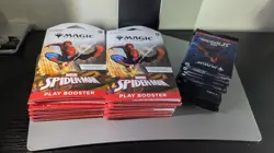 Spider-Man MTG Bulk Lot Cards! All 12 Packs Have Been Opened Bulk Collection - Image 1