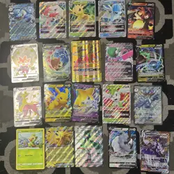 20 Rare Pokemon JUMBO Cards Ex Gx V Vmax Charizard Pikachu Blastoise - Image 1