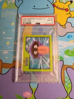 2004 Japanese Pokemon Channel Nice Card Shellder - PSA 8 - Image 1