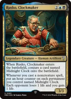 Rusko, Clockmaker -Foil Near Mint MTG Mystery Booster 2 - Image 1