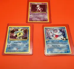 Lot Of Holo Pokemon Cards (3) Mewtwo/Froslass/Gyarados - Image 1
