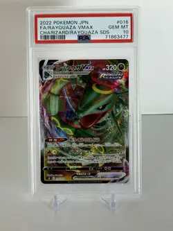PSA 10 Rayquaza Vmax 16/30 Charizard Rayquaza SDS Deck Pokemon Japanese Card - Image 4