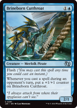 Brineborn Cutthroat #291 | Near Mint | Foundations Jumpstart Magic MTG - Image 1