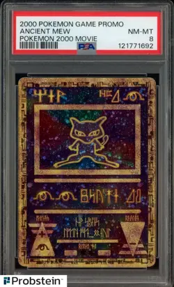 2000 Pokemon Game Promo Movie Ancient Mew PSA 8 NM-MT - Image 1