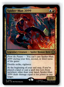 2025 Marvel's Spider-Man Spider-Man 2099 Expansion/Rare #150 - Image 1