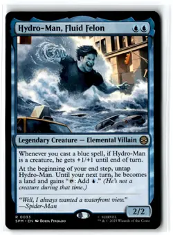 2025 Marvel's Spider-Man Hydro-Man, Fluid Felon Expansion/Rare #33 - Image 1