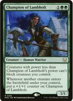 1 x Champion of Lambholt - March of the Machines: Commander - LP - MTG - Image 1