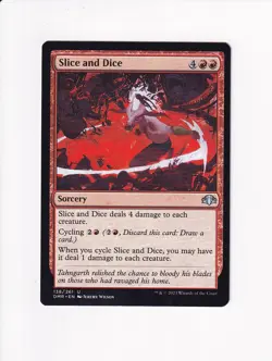 MAGIC THE GATHERING MTG DOMINARIA REMASTERED SLICE AND DICE (X) - Image 1