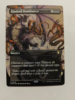 Kindred Dominance (Borderless) Commander Masters Regular - Image 1