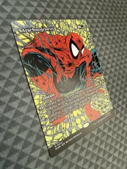 MTG Arachnogenesis #0031 Borderless Mythic Marvel Universe Eternal-Legal (MAR) - Image 2