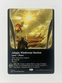 Adagia, Windswept Bastion (Borderless) Edge of Eternities Regular - Image 1