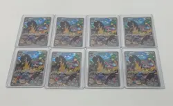 Lot of (8) 2025 Pokemon Korean SV9 Battle Partners Iono's Kilowattrel AR 104/100 - Image 1