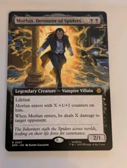 MTG Morlun, Devourer of Spiders (Extended Art) (257) | NM | Spider-Man {SPM} REG - Image 1