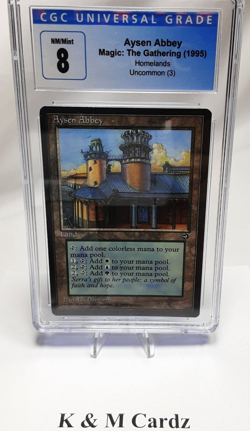 MTG - Homelands - Aysen Abbey - Graded - CGC 8.0 - Vintage - Image 1