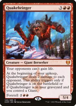 MTG Magic the Gathering Quakebringer (145/551) Kaldheim LP - Image 1