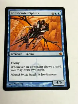 Consecrated Sphinx Mirrodin Besieged Regular - Image 1