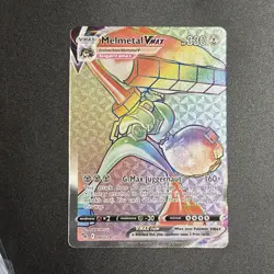 Melmetal VMAX 080/078 Pokemon GO Rainbow Secret Rare Pokemon Card - Image 1