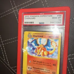 2002 POKEMON EXPEDITION #39 CHARIZARD PSA 10 - Image 1
