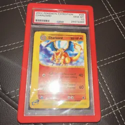 2002 POKEMON EXPEDITION #39 CHARIZARD PSA 10 - Image 2