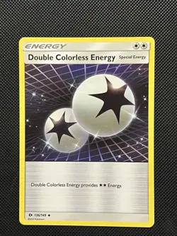 Pokemon Sun & Moon Base - Double Colorless Energy - 136/149 - Non Holo - M/NM - Image 2