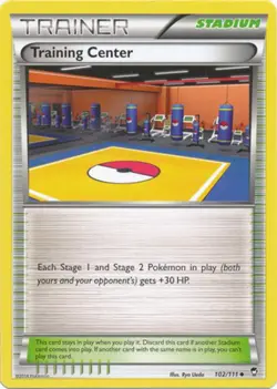 4x Lightly Played Training Center - 102/111 - Uncommon Pokemon Furious Fists - Image 1