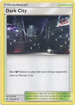 4x NM-Mint Dark City - 193/236 - Uncommon Pokemon Unified Minds - Image 1