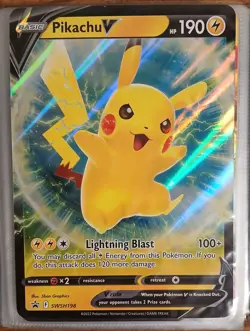 Pokemon Card Collection 20 Oversized/ Jumbo Cards With Binder - Image 1
