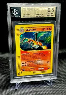 👀 Pokemon Charizard Expedition Holo Rare #6 BGS 9.5. With A Low POP. 👀 - Image 2