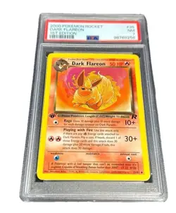 2000 POKEMON ROCKET 1ST EDITION #35 DARK FLAREON PSA 7🔥🔥 - Image 1