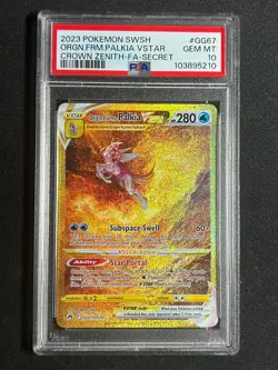Origin Forme Palkia VSTAR #GG67 - Pokemon Crown Zenith Secret Rare - PSA 10 - Image 3