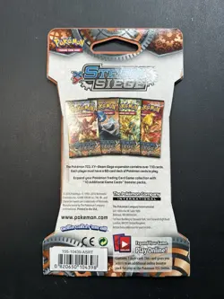 Pokemon TCG XY Steam Siege Sleeved Booster Pack - Image 4