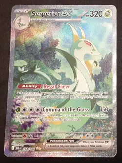 Serperior ex 164/086 Sv: Black Bolt Holo Rare Pokemon TCG NM - Image 1