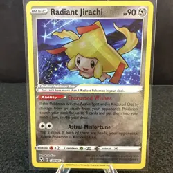 Radiant Jirachi 120/195 Holo Rare Silver Tempest SWSH12 Pokemon TCG NM - Image 1