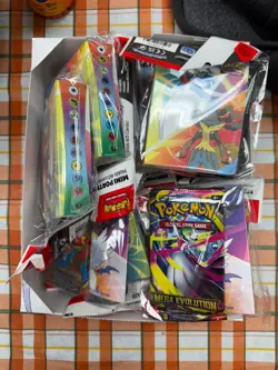 Pokemon TCG: Mega Evolution Mini Portfolio AND PACK! LOT OF 12! FAST SHIPPING! - Image 1