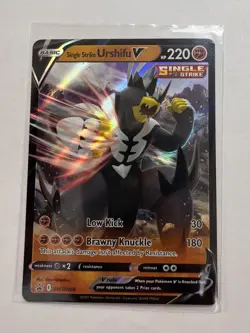 Pokemon Single Strike Urshifu V SWSH106 BLACK STAR PROMO NM/MT - Image 1