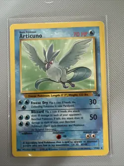 Articuno 17/62 Unlimited Non-Holo Fossil Set Pokemon Trading Card NP - Image 1