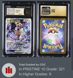 CGC Pristine 10 Zeraora Special Art Rare 220/172 Japanese Pokemon VSTAR Universe - Image 3