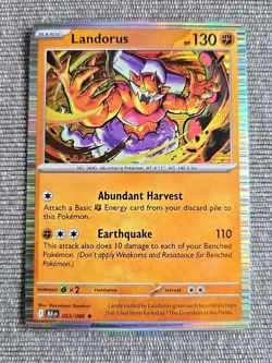 Landorus - Horizontal Holo - 053/086 SV Black Bolt - Pokemon TCG NM - Image 1